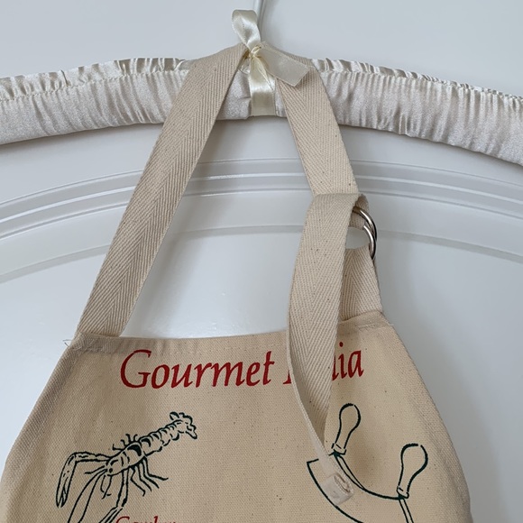 Graphic cotton apron - Picture 5 of 7